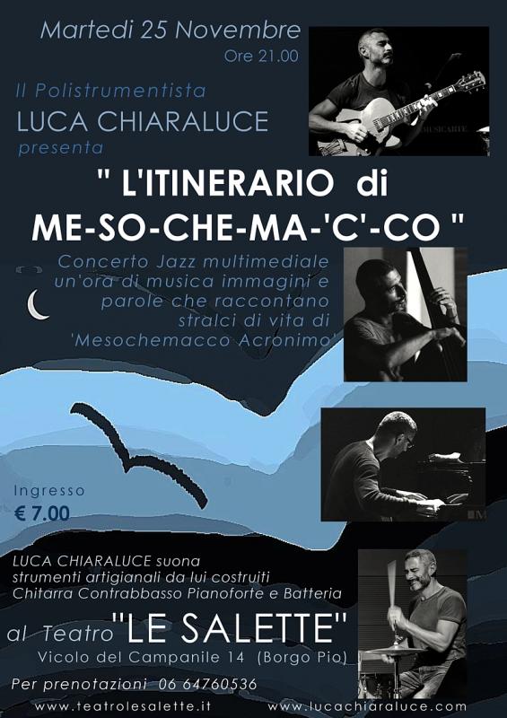 L’ITINERARRIO DI ME-SO-CHE-MA-‘C’-CO”